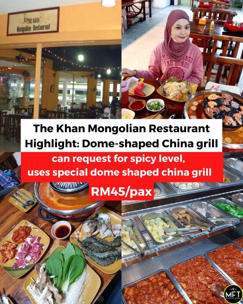 Mongolian halal steamboat with customisable spice level