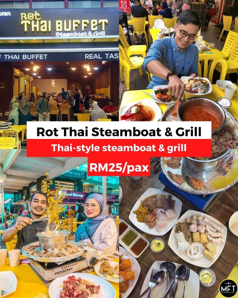 Thai-style steamboat and grill made halal at Rot Thai!