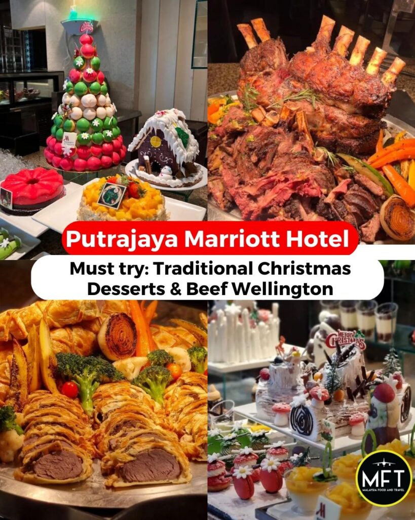 Putrajaya Marriott Hotel with christmas menus