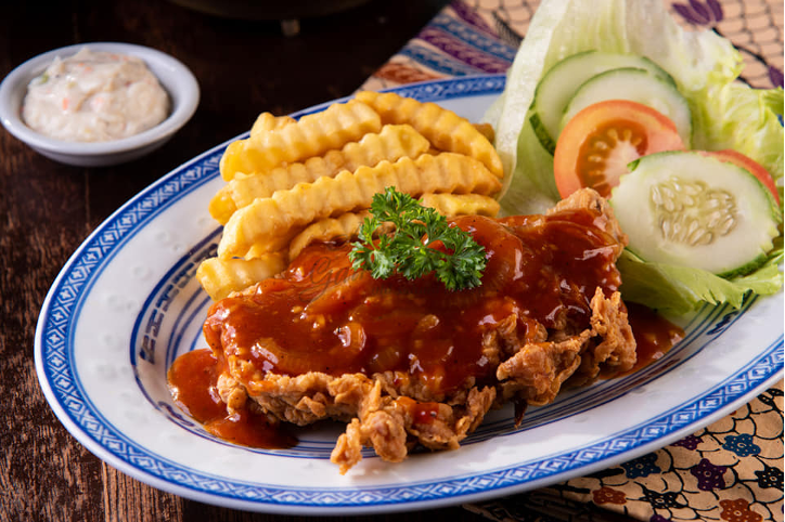 Nyonya dish from Auntie Gaik Lean's Old School Eatery, Penang